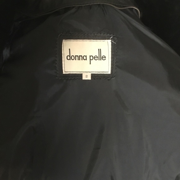 HP- DONNA PELLE LONG VINTAGE TIMELESS BLACK LEATHER TRENCH COAT/WITH HOOD/SZ S - Picture 11 of 16